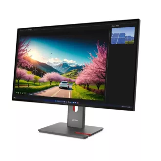   LENOVO Monitor - ThinkVision P32UD-40, 31,5" UHD 3840x2160 IPS, 21:9, 1500:1, 350cd/m2, 4ms, USB A-B-C, DP, HDMI, RJ45