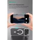 Devia Crystal Series Magnetic 360° kameravédős ütésálló tok - Apple iPhone 17 Pro Max - átlátszó