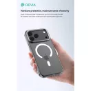 Devia Crystal Series Magnetic 360° kameravédős ütésálló tok - Apple iPhone 17 Pro Max - átlátszó