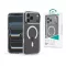 Devia Crystal Series Magnetic 360° kameravédős ütésálló tok - Apple iPhone 17 Pro - átlátszó