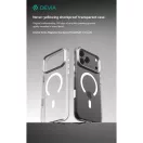 Devia Crystal Series Magnetic 360° kameravédős ütésálló tok - Apple iPhone 17 Pro - átlátszó