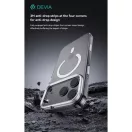 Devia Crystal Series Magnetic 360° kameravédős ütésálló tok - Apple iPhone Air - átlátszó