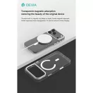 Devia Crystal Series Magnetic 360° kameravédős ütésálló tok - Apple iPhone Air - átlátszó