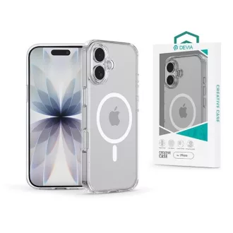   Devia Crystal Series Magnetic 360° kameravédős ütésálló tok - Apple iPhone 17 - átlátszó