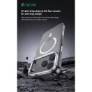 Devia Crystal Series Magnetic 360° kameravédős ütésálló tok - Apple iPhone 17 - átlátszó