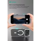 Devia Crystal Series Magnetic 360° kameravédős ütésálló tok - Apple iPhone 17 - átlátszó