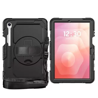   Tech-Protect Solid ütésálló tok Galaxy Tab S11 11,0" X730/X736B kijelzővédővel - fekete - ECO