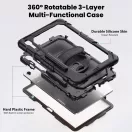 Tech-Protect Solid ütésálló tok Galaxy Tab S11 11,0" X730/X736B kijelzővédővel - fekete - ECO