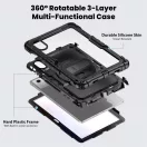 Tech-Protect Solid ütésálló tok - Lenovo TB-336 Idea Tab (K11 Gen 2) kijelzővédővel - fekete - ECO