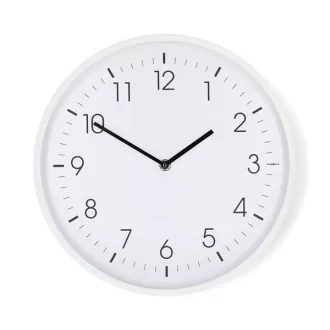   Nedis CLWA1226WT falióra, 30 cm átmérő,  csendes szerkezet, fehér