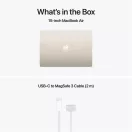 Apple Macbook Air 15,3" M5 10C CPU/10C GPU, 24GB/1TB - Starlight - HUN KB