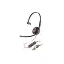 HP POLY fejhallgató Blackwire 3220 sztereó USB-C+USB-C/USB-A adapter (Bulk)