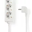 Nedis ESOC630F1WT 6 aljzatos elosztó, 3 m, 3680 W, 16 A, fehér