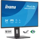 IIYAMA ProLite monitor, IPS, 23.8", 1920x1080, 16:9, 350 cd/m˛, 1ms, 1500:1, HDMI/DisplayPort/USB/RJ45
