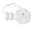 Nedis ALRMGBD20WT Ajtóablak-riasztó szirénával, Üvegtörés-érzékelő / Mágneses érzékelő | Elemmel működik | 2x CR2032