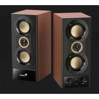   GENIUS 2.0 Hangszóró SP-HF800BT Jack 20 Watt Fa színű, Bluetooth