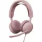 LOGITECH Fejhallgató 2.0 - Zone Wired 2 Mikrofonos, Rózsaszín