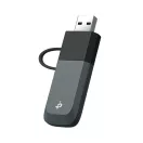 TP-LINK Wireless USB Adapter Dual Band BE3600 + USB-C Adapter, ARCHER TBE230U