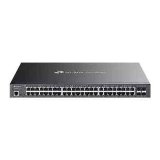   TP-LINK Switch 48x1000Mbps (8xPOE++ 90W + 40xPOE+ 30W) + 4x10G SFP+ + 2xkonzol port, Menedzselhető, SG3452XMPP