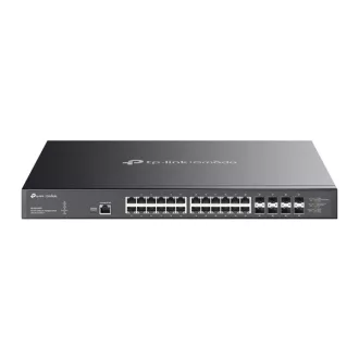   TP-LINK Switch 32x10Gbps(24x10G POE++) + 8x10G SFP+, Menedzselhető Rackes, SX3832MPP