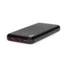 Nedis PBKPD20W125BK powerbank, hordozható külső akkumulátor, power bank 10 000mAh, 1,5 / 1,67 / 2,0 / 2,22 / 3,0 A