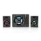 Nedis GSPR31021BK gamer hangszóró készlet, csatornák: 2.1, USB tápellátás, 3,5 mm jack, 33 W, LED, hangerőszabályozó