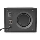 Nedis GSPR31021BK gamer hangszóró készlet, csatornák: 2.1, USB tápellátás, 3,5 mm jack, 33 W, LED, hangerőszabályozó