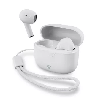   Nedis HPBT2400WT bluetooth fülhallgató (headset), érintésvezérlés, töltőtok, vezeték nélküli töltőtok, mikrofon