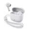 Nedis HPBT2400WT bluetooth fülhallgató (headset), érintésvezérlés, töltőtok, vezeték nélküli töltőtok, mikrofon