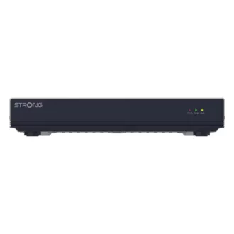   STRONG NVR1120-8P 12 csatornás videórögzítő, 8MP felbontás, alkalamazás vezérlés, 8 TB HDD támogatás, 4K, Fekete
