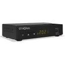 STRONG SRT3030 HD kábeltévé vevőkészülék távirányítóval, 32 kedvenc csatorna, Fekete