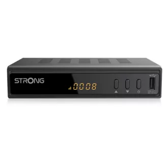  STRONG SRT3032 HD kábeltévé vevőkészülék, USB port, 32 csatorna, digitális kijelző, Fekete
