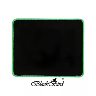   BLACKBIRD Egérpad Gamer NanoGlide  21x25cm 3mm vastag zöld varrott szegély