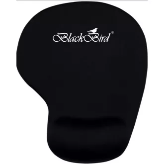   BLACKBIRD Egérpad Office FocusPad ergonómikus zselés  fekete