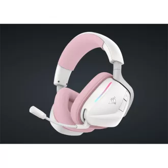   CORSAIR Vezeték Nélküli Headset, VOID v2 Wireless Gaming Headset, Dolby Atmos, pink