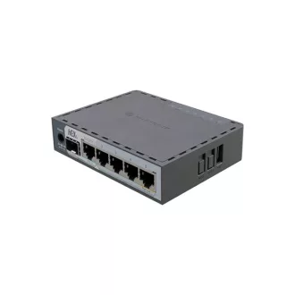   MIKROTIK Vezetékes Router hEX S (2025) 5x1000Mbps + 1x2500Mbps SFP, Beltéri, E60IUGS