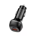 COLORWAY Autós töltő, CW-CHA067PD-BK, 2xUSB (Type-C PD45W + USB QC3.0 18W) (63W), fekete