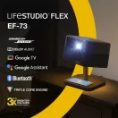 EPSON Projektor - Lifestudio Flex – EF-73 Éjfekete (3LCD, 4K Pro-UHD, 16:9, 1000 AL, 5000000:1, HDMI/USB/WiFi/Bluetooth)