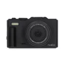 Nedis PCAM2570BK vlogger digitális fényképezőgép / kamera, kihajtható képernyő, 75 MPixel, 5K@15fps, 16 MPixeles CMOS