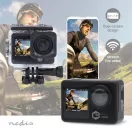 Nedis ACAM31BK AkciókameraKettős képernyő, 1080p@30fps, 12 MPixel, Vízálló akár: 30,0 m-ig,  Wi-Fi, Android™ / IOS