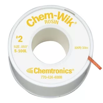   (Nedis) Chemtronics CHEM-WIK L2 ón szívó, kiforrasztó szalag, 1,5mm x 30m