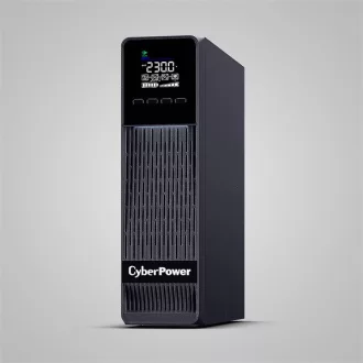   CYBERPOWER Online S ECO ups, 1000VA 900W, 2xSCHUKO 1xIEC C13, online, tiszta szinuszos, aktív PFC, torony