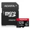 ADATA Memóriakártya MicroSDXC 128GB + Adapter ENDURANCE UHS-I A2 V30 (100/85)
