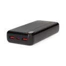 Nedis PBKPD20W225BK powerbank hordozható külső akkumulátor, power bank 20 000mAh, 1,5 / 1,67 / 2,0 / 2,22 / 3,0 A