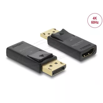   DELOCK Átalakító aktív DisplayPort 1.2 male > HDMI female 4K HDR
