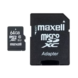   MAXELL Memóriakártya MicroSDXC 64GB X-Series + Adapter Class10
