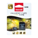 MAXELL Memóriakártya MicroSDXC 64GB X-Series + Adapter Class10