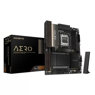 GIGABYTE Alaplap AM5 X870E AERO X3D DARK WOOD AMD X870, ATX