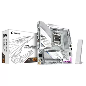   GIGABYTE Alaplap AM5 X870M AORUS ELITE WIFI7 ICE AMD X870, mATX