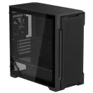 GIGABYTE Ház C102G, Tápegység nélkül, Fekete, Üvegfalú